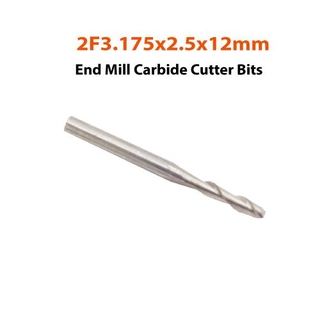 ดอกEND Mill 2เกลียว ขนาด3.175*2.5*12มม.