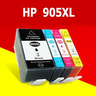 HP 905 หมึก HP905XL สีดำ HP 905XL HP 905 XL ตลับหมึก เข้ากันได้สำหรับ HP 6979 8730 8740 6960 6961 6962 6963