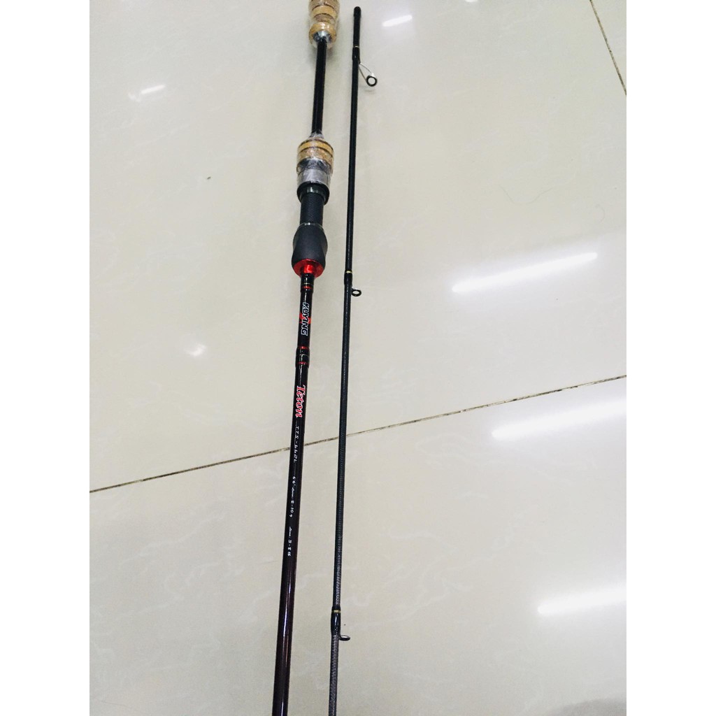 คันเบ็ด คันสปิน Kuying Teton TTS662L 3-8lb UL 2ท่อนต่อกลาง ด้ามยาง คัน UL