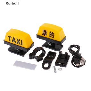 [Ruibull] ขายดี ป้ายแท็กซี่ Led ปรับได้ ชาร์จ Usb สําหรับรถจักรยานยนต์