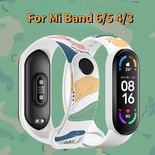 สายนาฬิกาข้อมือ สําหรับ Xiaomi Mi Band 7 6 5 4 3