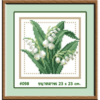 ไอแอมครอสติช iamcrossstitch DIY รหัสTmini-098 20x20 cm. ชุดอุปกรณ์งานฝีมือปักครอสติชครบชุด