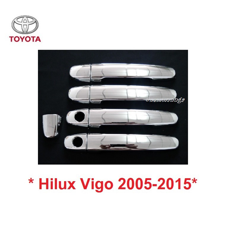 ครอบมือจับประตู Toyota Hilux Vigo 2005 - 2014 รถกระบะ โตโยต้า วีโก้ ครอบมือเปิด ประตู ครอบมือจับ ครอบมือ ที่ดึงประตู