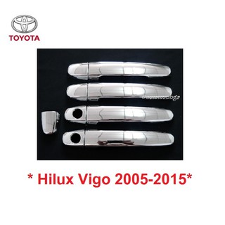 ครอบมือจับประตู Toyota Hilux Vigo 2005-2014 รถกระบะ โตโยต้า วีโก้ ครอบมือเปิด ประตู ครอบมือจับ ครอบมือ ที่ดึงประตู