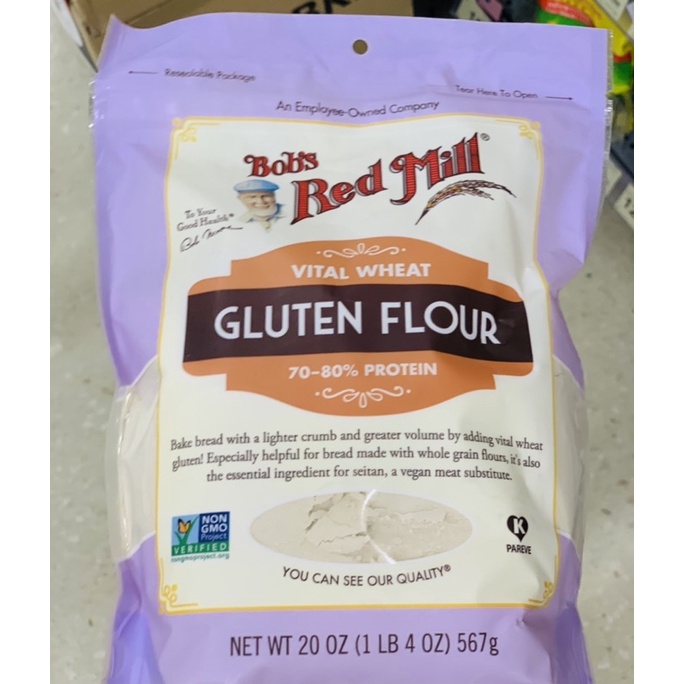 คีโต Vital Wheat Gluten Flour 7080 PROTEIN Bob's Red Mill โปรตีนกลูเ