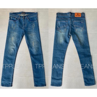 Skinny Mens Jeans กางเกงยีนส์สกินนี่ชาย ผ้ายืด ใส่สบาย เป้ากระดุม Size 28-36