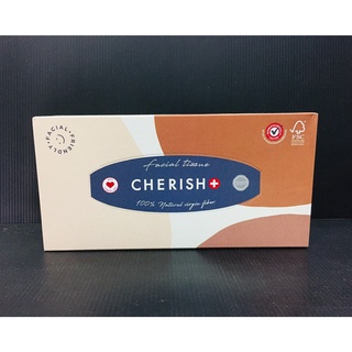 Cherish Facial Tissue เชอริช เฟเชียล ทิชชู่ พรีเมียม  กระดาษเช็ดหน้า 150 แผ่น  (8851167006266)