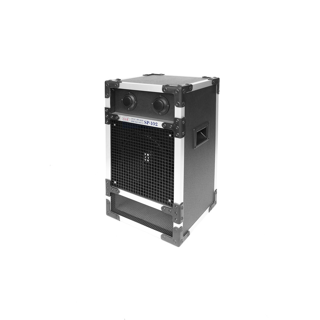 ตู้เปล่า (ไม่มีดอกลำโพง) 10 นิ้ว รุ่น SP-102 ยี่ห้อ CLE ตู้กลางแหลม ไม้ปาติเกิล งานสวย อุปกรณ์ครบ *ราคาต่อใบ* - รูปที่ 2