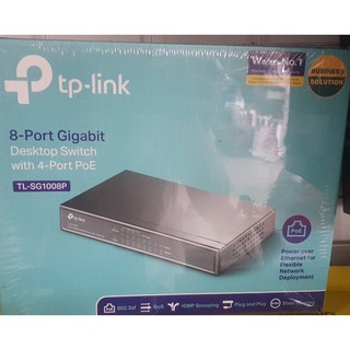 Switching Hub Gigabit 4-Port PoE 8Port TL-SG1008P