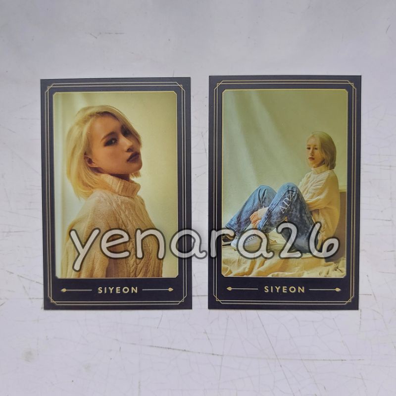 Dreamcatcher การ์ดรูปถ่ายอย่างเป็นทางการครบรอบ 4 ปี (ชุด Siyeon)