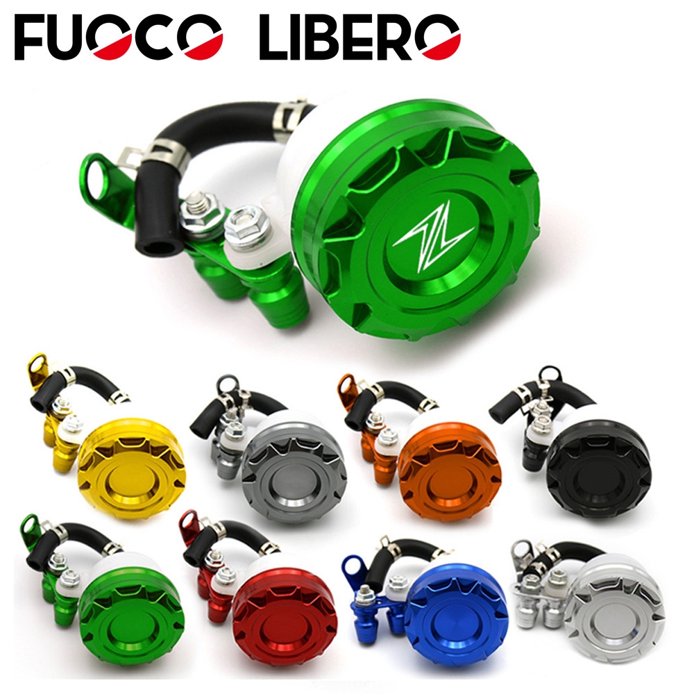 Kawasaki Z250 Z300 Z650 Z750 Z800 Z900 ชุดถ้วยน้ํามันเบรค CNC ดัดแปลงสากล