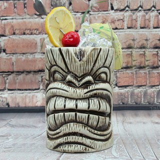 ( 1 ใบ ) แก้วมักเซรามิค Toscano Kanaloa TIKI MUG ขนาด 600 มล. TIKI0037