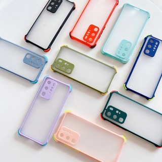 เคสโทรศัพท์ แบบแมตต์ ป้องกันทั้งสี่มุม สำหรับ Samsung S20 Plus S20Ultra S10Lite S10 S10Plus S9Plus S9 S8 S8Plus S10 Plus