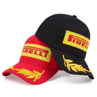 หมวกเบสบอล ผ้าฝ้าย ลาย Pirelli Racing Champion แฟชั่นฤดูร้อน สําหรับผู้ชาย