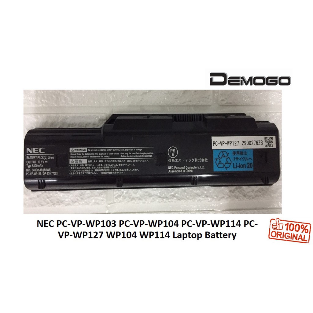 Review Nec Laptop Battery 5800mah Pc Vp Wp103 Pc Vp Wp104 Pc Vp Wp114 Pc Vp Wp127 Wp104 Wp114 Laptop Battery ราคาเท าน น 948