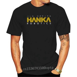 Tee เสื้อคนอ้วนผญ - ผู้ชายเสื้อยืดผ้าฝ้ายผีในเชลล์ Hanka หุ่นยนต์ S 100% แขนสั้น O คอเสื้อทีเชิ้ต