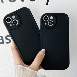 เคสโทรศัพท์มือถือนิ่ม ทรงวงรี สีดํา สําหรับ OPPO A77 A57 A74 A95 A54 A53 A33 A52 A92 A31 A16 A15 A15S A5 A9 2020 A7 A5S AX7 A3S A12e A83 F11 F9 5G 4G