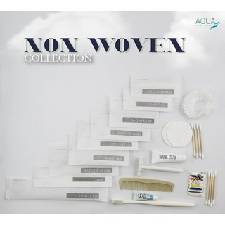 [แพ็คชนิดละ100ชิ้น] รุ่น Non Woven ซองกระดาษ งานซอง ของใช้ในโรงแรม Amenities Kit ของใช้ในห้องน้ำ hotel supplies อเมนิตี้