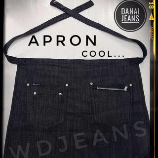 ผ้ากันเปื้อนยีนส์แท้ๆ🇹🇭Apron Jeans แบบครึ่งตัว สำหรับ ชาย และหญิง