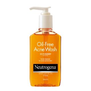 ของแท้**	Neutrogena Oil Free Acne Face Wash 175ml สบู่เหลวสำหรับล้างหน้าช่วยทำความสะอาดและป้องกันสาเหตุการเกิดสิว