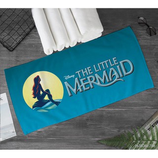 แพคเกจในสต็อกในกรุงเทพ⊕☁❂เจ้าหญิงแอเรียลเมอร์เมด Ariel Little Mermaid Big Bath Towel Beach