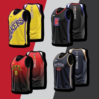 เสื้อบาสเก็ตบอล NBA (LAKERS) พิมพ์ลาย🏀