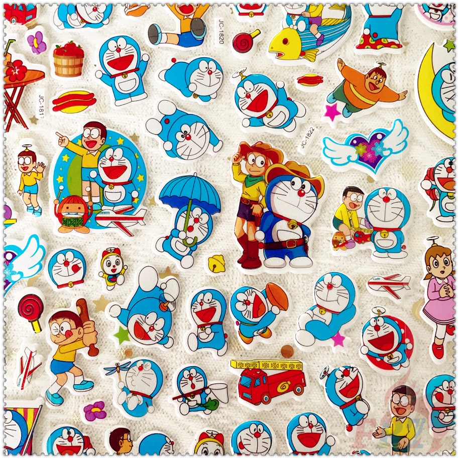 ▶ สติกเกอร์ ลายโดราเอมอน Q-1 DIY สําหรับติดตกแต่ง 5 แผ่น รูปที่ 4