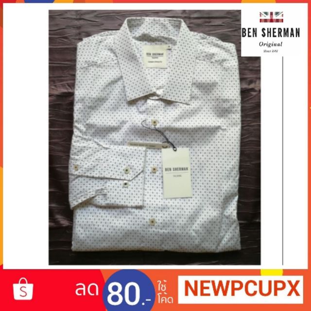 เสื้อเชิ้ต BEN SHERMAN  size 40 (L)