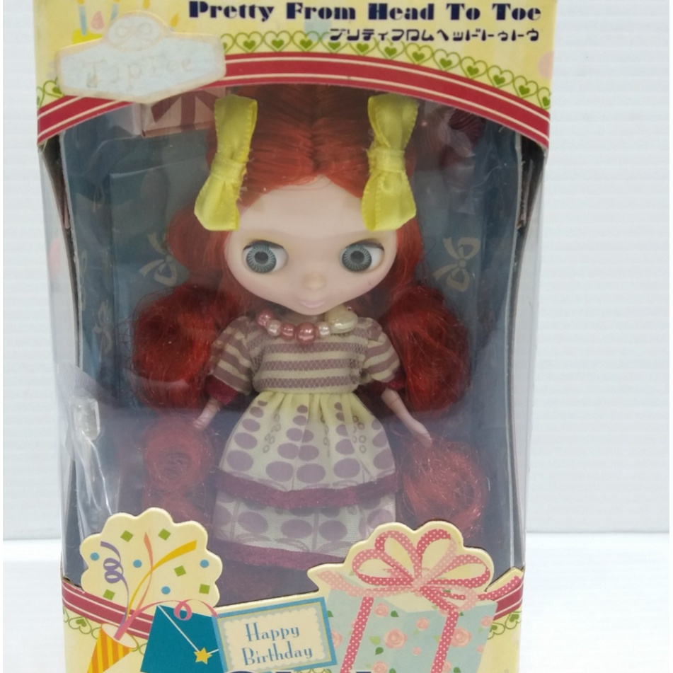 4" inches TAKARA Petite Blythe Doll Toy JAPAN Pretty From Head to Toe 2007 ตุ๊กตาบลายธ์ ตัวเล็ก พริตตี้ เฮด ทู โทว์