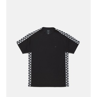 SLUM LTD - 10DEEP CHECK TAPE SHIRT Black