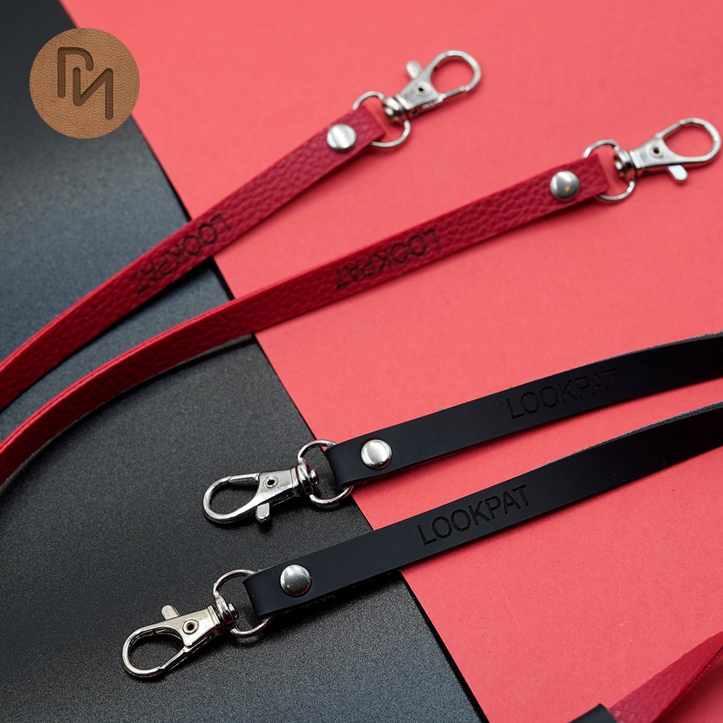 สายคล้องแว่น คล้องแมส หนัง เด็ก-ผู้ใหญ่ ใส่ชื่อได้ ปรับระดับได้ คล้องหน้ากากอนามัย - รูปที่ 2