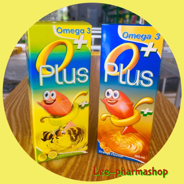 OPLUS OMEGA 3 น้ำมันปลาชนิดน้ำเชื่อม (รสน้ำผึ้งผสมมะนาว)(รสส้ม) // o plus