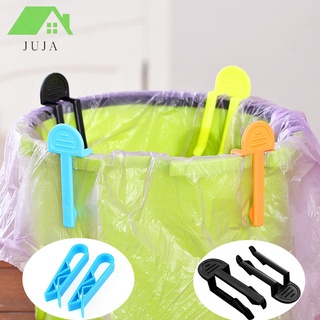 【JUJA】คลิปหนีบถังขยะ ถังขยะอเนกประสงค์ คลิปหนีบถุงขยะ Trash Can Clip Universal Trash Bag Fixed Clip Garbage Can Bag  Clip Paper Basket  Bag Anti-Slip Clip Garbage Can Bag  Clip  living Necessary