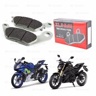 SUNWA ผ้าเบรคหน้า Series Premium Metallic ใช้สำหรับมอเตอร์ไซค์Yamaha YZF-R15, M-Slaz, Nmax(หลัง)#501