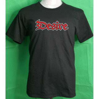 เสื้อยืด พิมพ์ลายวงร็อค Desire