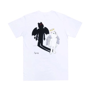 ค่าของเงินSLUM LTD - RIPNDIP Shadow Friend Tee WhiteS-3XL