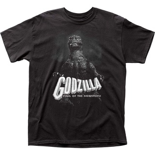 เสื้อยืดวินเทจ100%cotton เสื้อ ยืด ราคา ส่ง Godzilla King Of Monsters T-Shirt men เสื้อ ยืด ผู้ชาย คอกลม โอเวอร์ ไซส์S-5