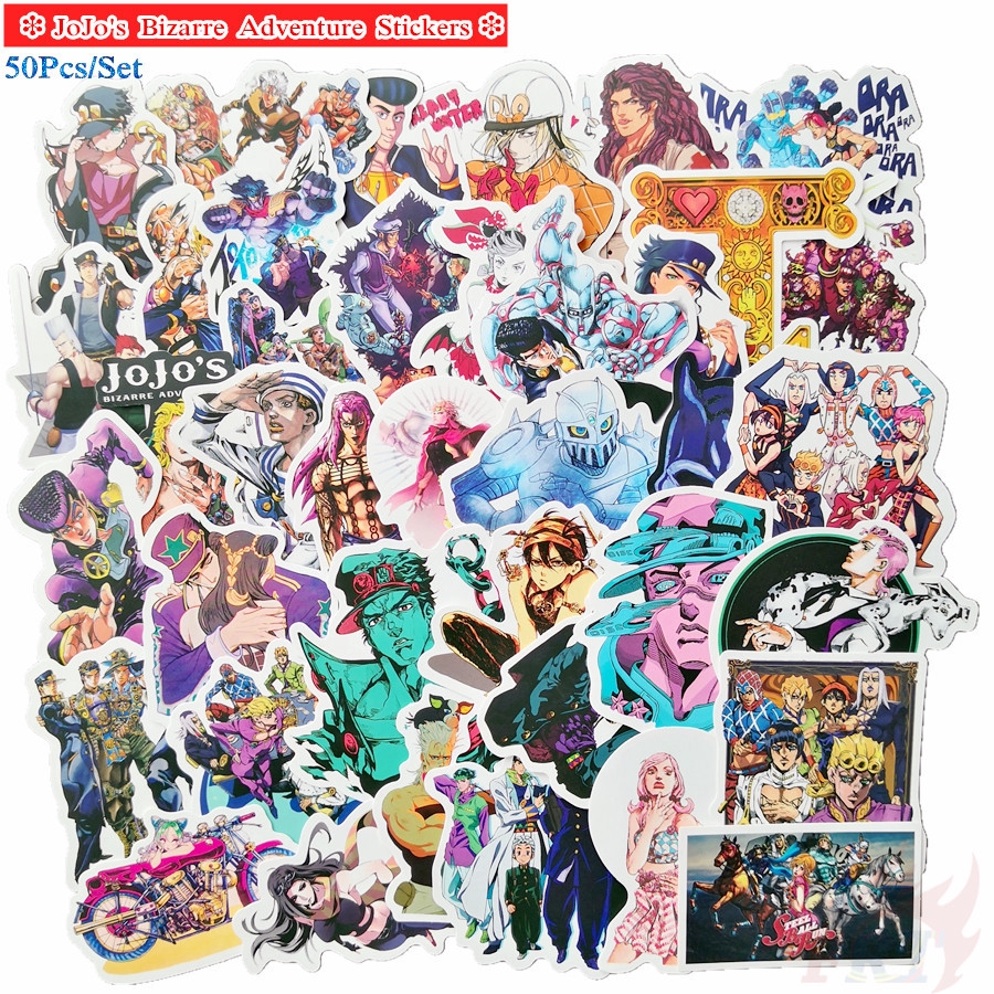 ❉ JoJo's Bizarre Adventure - Series 01 สติ๊กเกอร์ ❉ 50Pcs/Set Anime Fashion Mixed Doodle สติ๊กเกอร์
