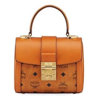 M. Tracy Visetos Leather Top-Handle Bag