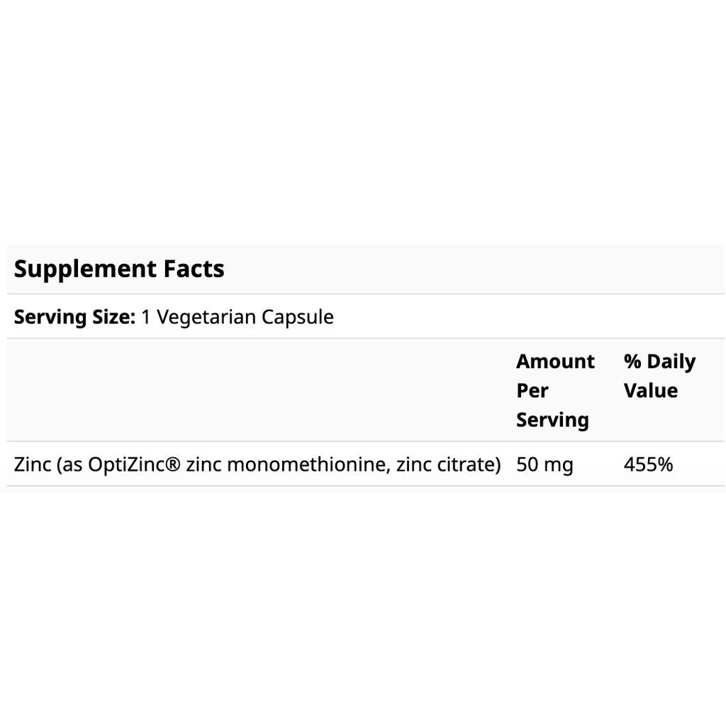 Life Extension, Zinc Caps High Potency 50 mg 90 Vegetarian Capsules |  Shopee Thailand