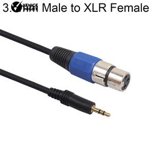 * ชายแจ็ค 3.5 มม. Stereo สำหรับไมโครโฟน XLR Audio สายเคเบิลชาย / หญิง 3 สายสำหรับ HDTV