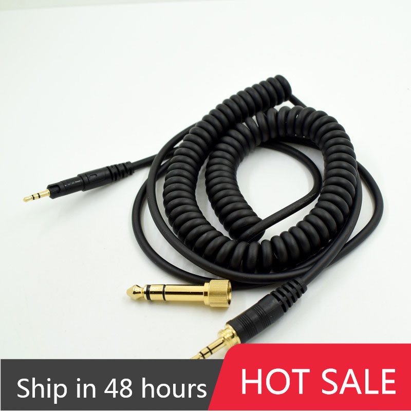 Replacement Audio Cable For Audio-Technica ATH M50X M40X Headphones Black 23 AugT2