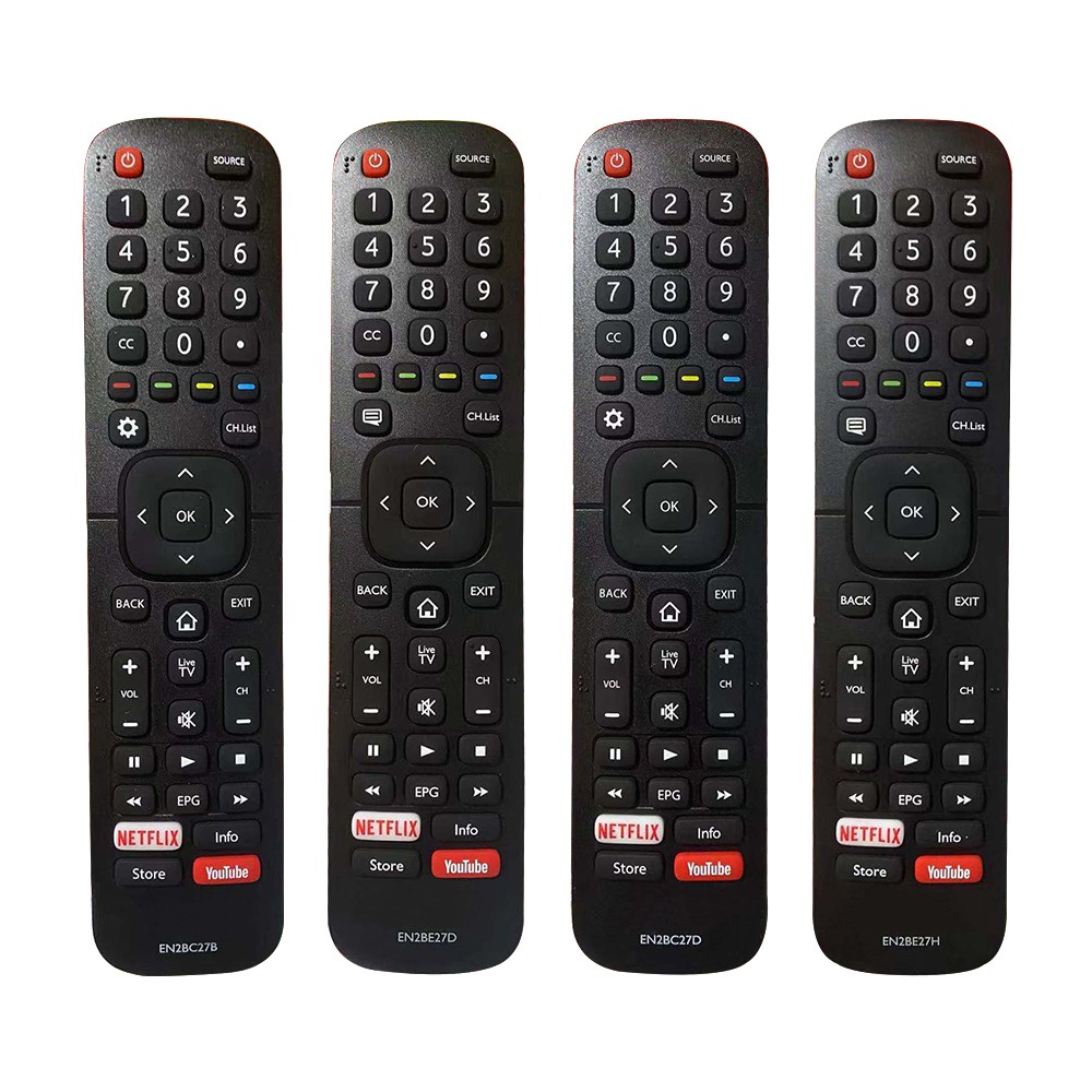 สําหรับ Dévant Hisense ควบคุม Remoto EN2BE27D EN2BE27H EN2BC27B EN2BC27D สมาร์ททีวี Bgh Noblex Ilo E