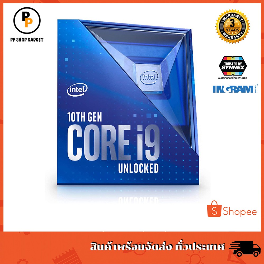 (สินค้าใหม่) CPU INTEL 1200 CORE I9-10900K 3.7 GHz 10 Core 20 Thread