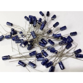 10ชิ้น Capacitor Electrolyte 0.47uf 50V ไดมิเตอร์ 4*8 ตัวเก็บประจุ อิเล็กโทรไลต์ คาปาซิเตอร์