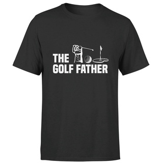 เสื้อขาว เสื้อเบลาส์ เสื้อยืด พิมพ์ลาย The Golf Father ตลก ของขวัญแปลกใหม่ สําหรับผู้ชาย เสื้อวันพีช