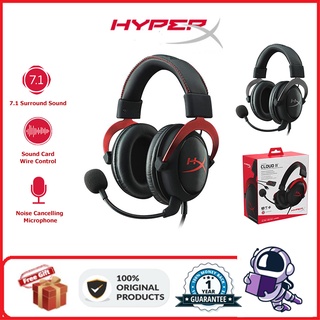 HyperX หูฟัง Cloud II Gaming Headset 7.1 Surround Sound Noise Cancelling Microphone Compatible with PC/PS4/XBOX ONE