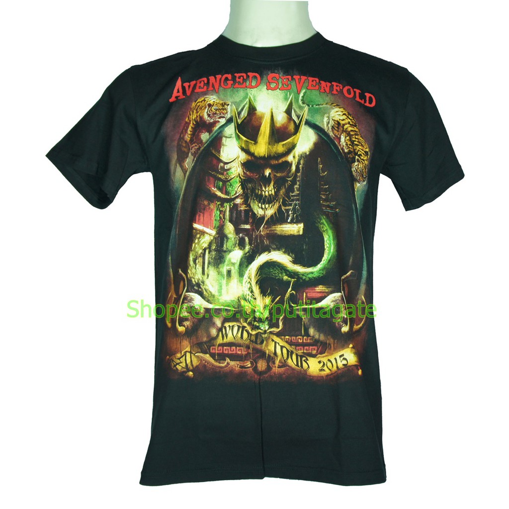 เสื้อวง Avenged Sevenfold เสื้อไซส์ยุโรป อะเว็นจด์เซเวนโฟลด์ A7X ...