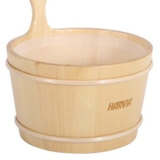 Harvia Wooden Sauna Bucket 7l for swimming pools