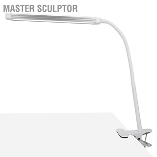 Master Sculptor โคมไฟ Led ตั้งโต๊ะแบบพกพาสามารถปรับได้ Usb Plug-In สีเงิน